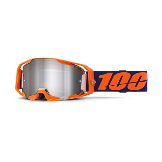 Gafas 100% Armatic Naranja Neon / Plata Espejo Flash