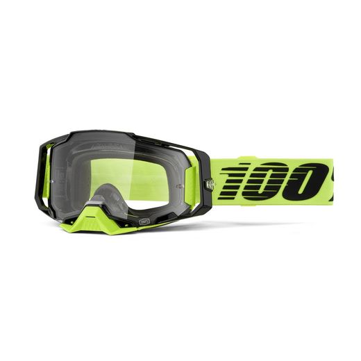 Gafas 100% Armega M2 Amarillo Neon / Transparente