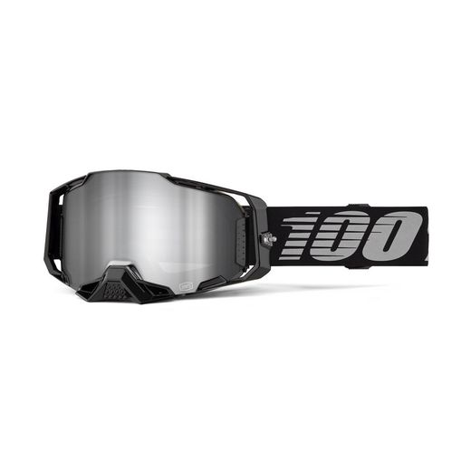 Gafas 100% Armega M2 Negro / Plata Espejo