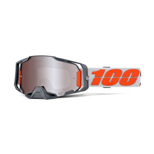 Gafas 100% Armega M2 Plata / Hiper Plata Espejo