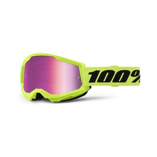 Gafas 100% Strata 2 M2 Amarillo / Rosa Espejo