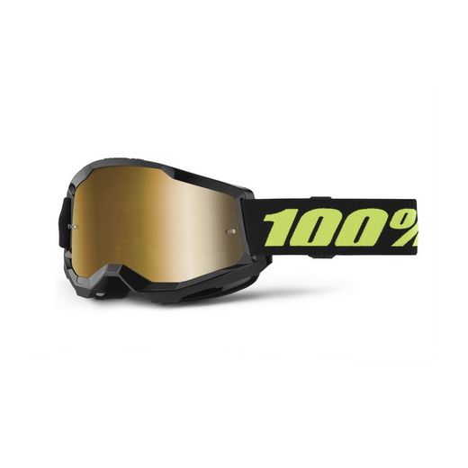 Gafas 100% Strata 2 M2 Solar Eclipse / Oro Espejo