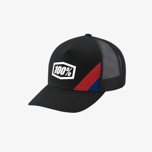 Gorra 100% Cornerstone X-Fit Snapback Negro