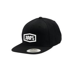 Gorra 100% Icon Snapback Negro