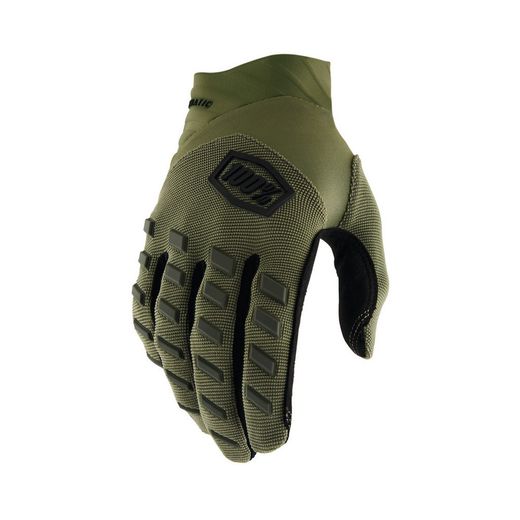 Guantes 100% Airmatic Verde Militar