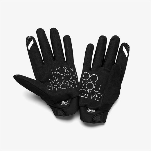 Guantes 100% Brisker Woman Negro / Gris