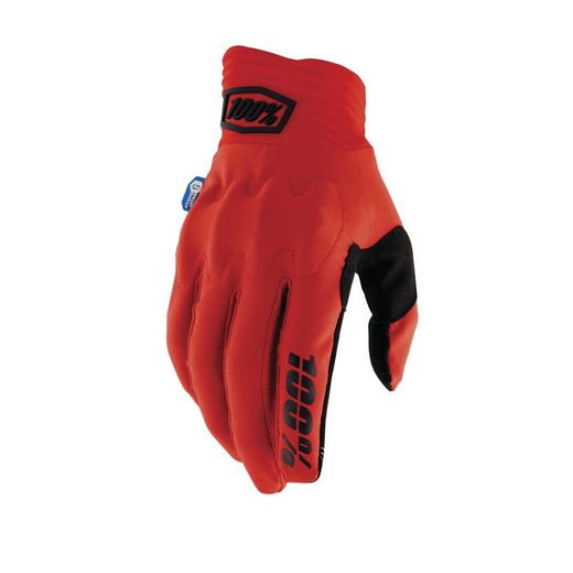 Guantes 100% Cognito Smart Shock Rojo