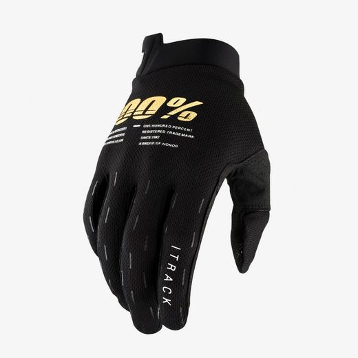 Guantes 100% Itrack Negro