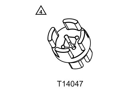 Llave de tuercas estriadas