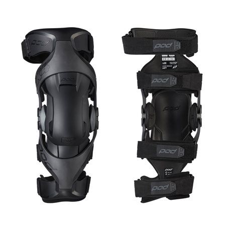 Rodilleras POD K4 2.0 Grafito/Negro | Protección Motocross y Enduro